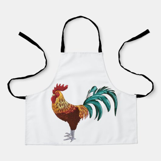 TABLIER ROOSTER COLORÉ (Recto)