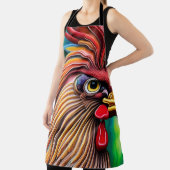 Tablier Rooster orange brillant (Insitu)