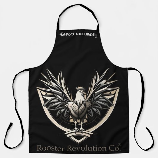 Tablier Rooster RevolutionWear : Défendre le système (Recto)