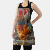 Tablier Rooster Vibes Farm Life (Insitu)