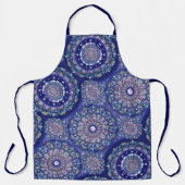 Tablier Rosace bleue (Recto)