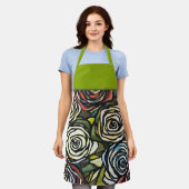 Tablier Rose animé (Porté)