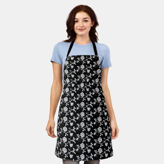 Tablier Rose Apron (Porté)
