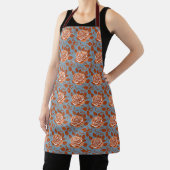 Tablier Rose aux tons chauds d'orange et de rouille (Insitu)