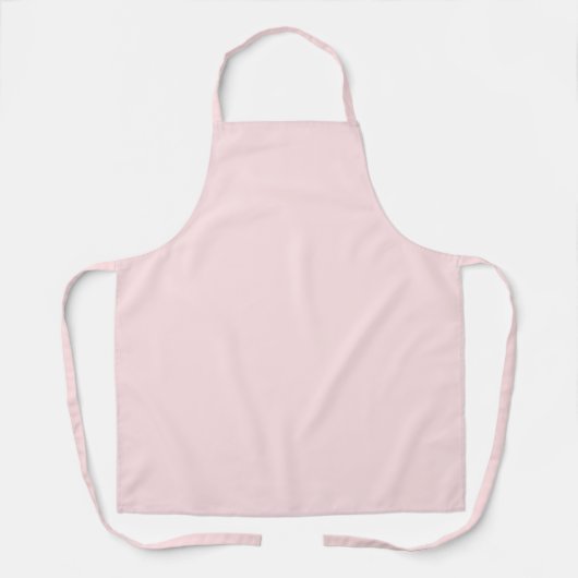 Tablier Rose clair solide (Recto)