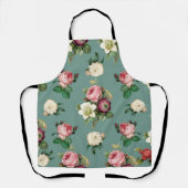 Tablier Rose classique et Jade (Recto)