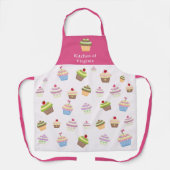 Tablier rose cupcake (Recto)