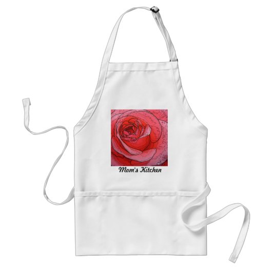Tablier rose de paix artistique (Devant)