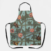 Tablier Rose d'Escalades & Petit Oiseau, William Morris (Recto)