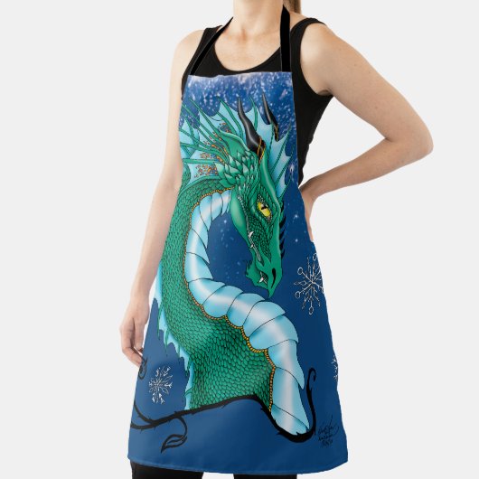 Tablier Rose d'hiver Dragon (Insitu)