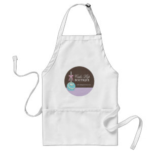 Tablier rose et Brown mignon de boulangerie de