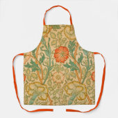 Tablier Rose et Rose par William Morris (Recto)