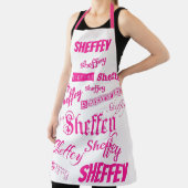 Tablier Rose et Rouge Sheffey (Insitu)