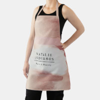 Rose Gold Aquarelle Personnalisation Féminine