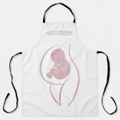 Tablier Rose Gold Doula & Postpartum Birth Coach (Recto)