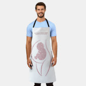 Tablier Rose Gold Doula & Postpartum Birth Coach (Porté)