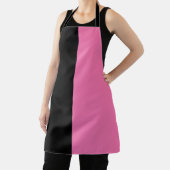 TABLIER ROSE NOIR PERSONNALISABLE (Insitu)