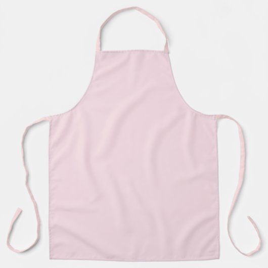 Tablier Rose pastel uni (Recto)
