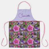 Tablier Rose rose Penunia Fleurs de marguerite Fleurs de f (Recto)