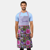 Tablier Rose rose Penunia Fleurs de marguerite Fleurs de f (Porté)