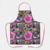 Tablier Rose rose Penunia Fleurs de marguerite Fleurs de f (Recto)