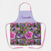 Tablier Rose rose Penunia Fleurs de marguerite Fleurs flor (Recto)