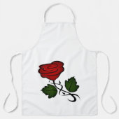 Tablier Rose rouge (Recto)