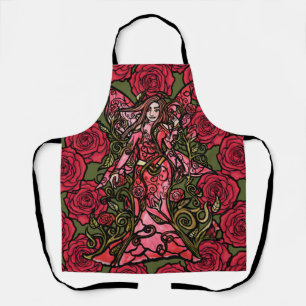 Tablier Rose rouge