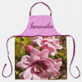 Tablier Rose unique rose Roses Fleur Floral Photo (Recto)