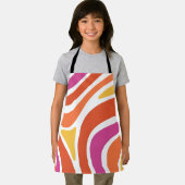 Tablier Rose violet Abstrait Pastel Paisible Psychédélique (Insitu)