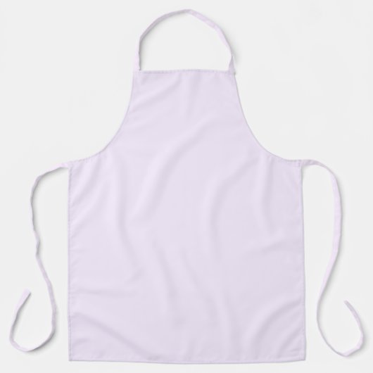 Tablier Rose Violet Doux Blanc Pastel Couleur Uni (Recto)