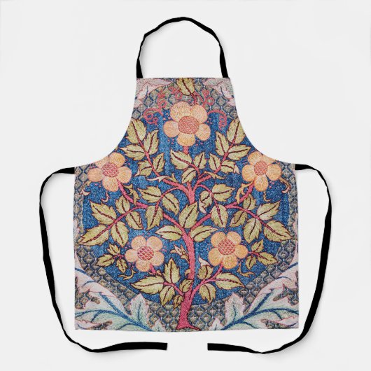 Tablier Rose Wreath, William Morris (Recto)