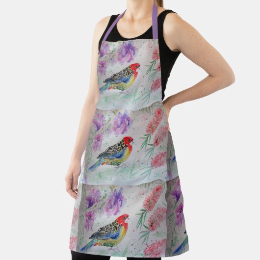 Tablier Rosella Parrot Australian Bird Bird Art Apron (Insitu)