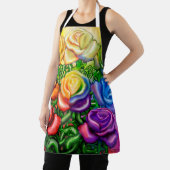 Tablier Roses arc-en-ciel (Insitu)