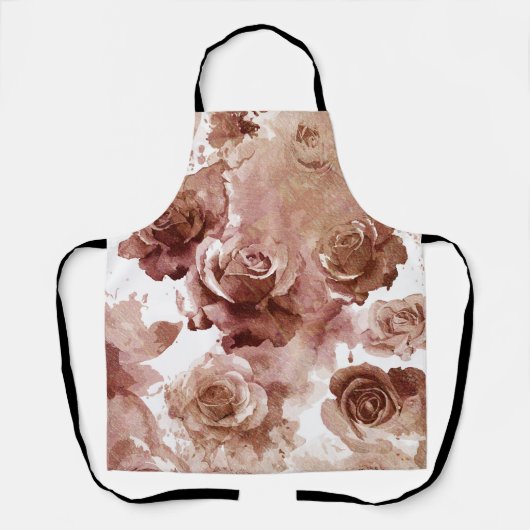 Tablier Roses d'aquarelle 3 (Recto)