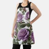 Tablier Roses de Rose pourpre, (Insitu)