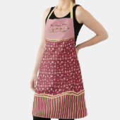 Tablier Roses et coeurs roses (Insitu)