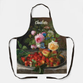 Tablier Roses et fraises de Still Life par Otto Ottesen (Recto)