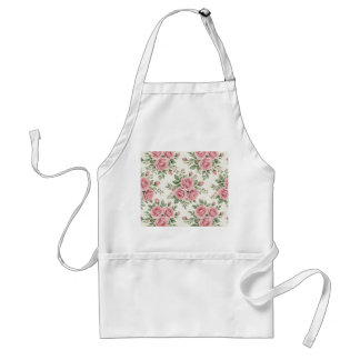 Tablier Roses Florales Aquarelle Rose Vintage Sans Couture