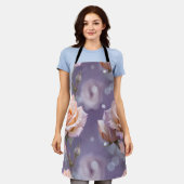 Tablier Roses pastel doux dans des tons de pêche et de ros (Porté)