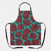 Tablier Roses rouges (Recto)