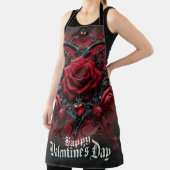 Tablier roses rouges gothiques Saint-Valentin (Insitu)
