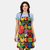 Tablier Rosh Hashanah Icônes géométriques personnalisées A (Porté)