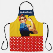 Tablier Rosie la riveteuse | Apron | Nous pouvons le faire (Recto)