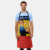 Tablier Rosie la riveteuse | Apron | Nous pouvons le faire (Porté)