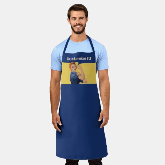 Tablier Rosie the Riveter (Porté)