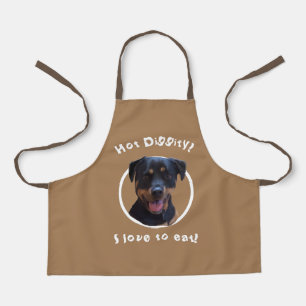 Tablier Rottweiler aimant la famille heureuse