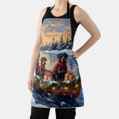 Tablier Rottweiler Christmas Boat Holiday (Insitu)