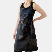 Tablier Rottweiler Halloween Effrayant  (Insitu)