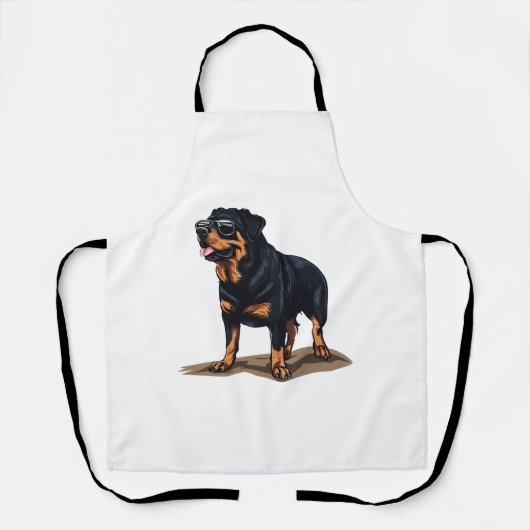 Tablier Rottweiler L'Explorateur (Recto)